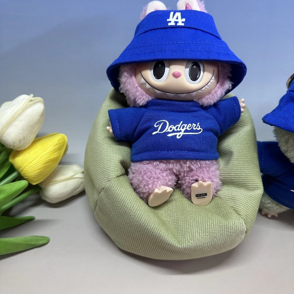LA Dodgers Outfit for Labubu, The monsters costume, Labubu Set - Picture 2 of 13